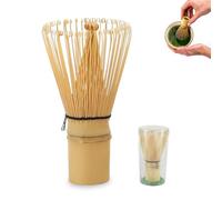 Bamboo Matcha Whisk, Reusable Matcha Mixer, Green Tea Whisk,Handcrafted Bamboo Whisk, Traditional Tea Ceremony Tools, for Making and Stirring Matcha, for Tea Ceremony Tea Drinking