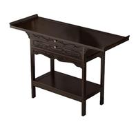 Bamboo Meditation Altar Table, Personal Shrine Altar Tables With Storage, Chinese God Of Wealth Standing Cabinet, Thickened Material, Strong Load-bearing Capacity