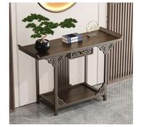 Bamboo Meditation Cabinet for Living RoomSanctuary Table D' Meditation Armoire with Storage Standard Size 120x29x82cm Elegant & Functional Home Décor