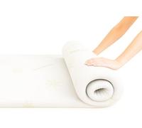 Bamboo Memory Foam Mattress Topper - 1" or 2" Thick, Removable Zip Cover, Pressure Relief, Extra Soft, Antibacterial, Hypoallergenic - Sizes: Small Single to King (1"- Small Single(190 x 75cm))