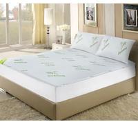 Bamboo Memory Foam Mattress Topper Anti-Bacterial Ultra Soft Comfy 2cm or 4cm Thick Mattress Topper Hypoallergenic Orthopaedic Support Bed Pad With a Removable Zip Cover (King - 2cm Thickness)