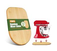 Bamboo Mixer Slider Compatible with Kitchen Aid 4.5-5 Qt Bowl Lift Stand Mixer, Easy-to-Move, Countertop-Protecting Mixer Accessories