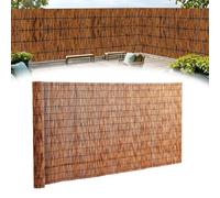 Bamboo Natural Fence Garden Privacy Barrier Outdoor Fencing for Yard Various Sizes: 100x300cm 120x400cm 130x500cm and Eco Friendly