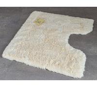 Bamboo Natural Toilet Mat With Cutout 55X55 Cm | 30 Mm Pile | Without Latex