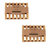 Bamboo Naturals Bathroom Organization, Wood Bamboo, Brown, 2 Count