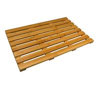 Bamboo Non-Slip Bath Mat Slatted Bathroom Duckboard Shower Mat