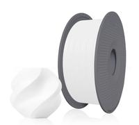 Bamboo Original TPU 85A/90A 1.75mm Softest Filament -Flexible,Durable,Shock-Absorbing and Impact Resistance with RFID for Bambu Lab AMS HT/H2/A1/P1/X1 Series 1kg Spool，90A White 51105