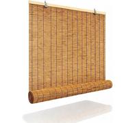 Bamboo Outdoor RollUp Curtain Natural Screen for Window Patio GardenUV Protection Privacy Shade (W150cm x H185cm) Available in 50140 cm Sizes