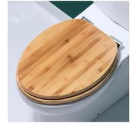 Bamboo Pattern Resin Toilet Seat Cover - Universal Quick-Release Cushioned Thickened & Silent - Ideal Bathroom Accessory for Home Use - Stylish &