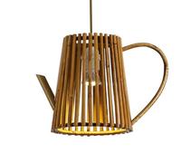 Bamboo Pendant Lights Wicker Chandelier Hand-Woven Basket Lampshade Hanging Ceiling Light Southeast Asian Style Ceiling Lamp for Kitchen Island,Living Room