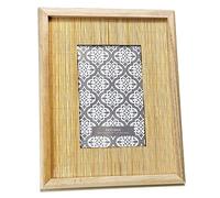 Bamboo Photo Frame 4x6 Standing Rectangular Vintage Modern Wood Picture Holder