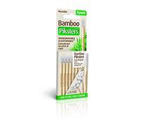 Bamboo Piksters Interdental Brushes | Sizes 00-6 | 8 Pack (8 Pack, Size 2 (White))
