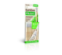 Bamboo Piksters Interdental Brushes | Sizes 00-6 | 8 Pack (8 Pack, Size 6 (Green))