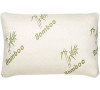Bamboo Pillow Hollowfibre Filled, Comfort and Soft Pillow - Hypoallergenic Bed Pillow - 2 Pack