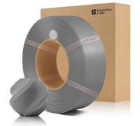 Bamboo PLA Basic Refill Filament 1.75mm 1 KG (2.2lbs) with RFID for Bambu Lab A1/X1/P1 Series 3D Printers,Easy to Print, 3D Printing Filament,No Spool, +/- 0.03mm (Grey 10103)