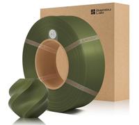 Bamboo PLA Matte Refill Filament 1.75mm 1 KG (2.2lbs) with RFID for Bambu Lab A1/X1/P1 Series 3D Printers,Easy to Print, 3D Printing Filament,No Spool, +/- 0.03mm (Dark Green 11501)
