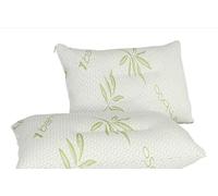 Bamboo Premium Bed Pillow Hypoallergenic, Breathable, Neck Support 1,2,4 (pack of 2, Polyester)