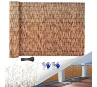 Bamboo Privacy Fence Screen Panels for Balcony, Garden & Patio - Decorative Outdoor Fencing Covering, Available in 110x120cm to 140x300cm (Size: 150x150cm)