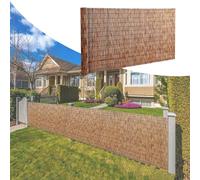 Bamboo Privacy Screen for Balcony Decorative Reed Fence Garden Curtain Patio Shield Backyard Window Cover Height 50/80/110/130cm (90x1000cm / 3.0x32.8FT)