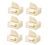 Bamboo Pulp Paper Extraction Tissue 6 Pack Natural Household