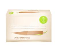 Bamboo Pulp Paper Extraction Tissue Paper 6 Packs Natural