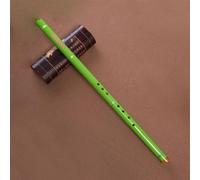 Bamboo Purple Bamboo Flute Xiao Chinese Vertical Piccolo Shakuhachi Classic Traditional Music Instrument Short Dizi Xiao(Green)