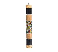Bamboo rainstick 40cm hand painted fair trade music instrument