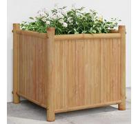 Bamboo Raised Garden Planter Box Outdoor Flower Bed Vegetable Herb 100cm