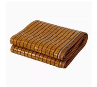 Bamboo Rattan Cooling Mat - Breathable Summer Bed & Table Pad - Air-Con Mattress Topper for Hot Weather - Enhance Sleep Comfort & Stay Cool