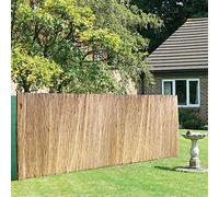 Bamboo Reed Slat Screening Garden Privacy Fencing Outside Panel Rolls 2 Sizes (500 x 100cm)