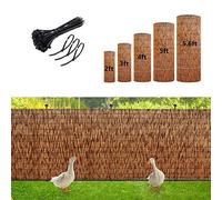 Bamboo Roll Natural Fencing for Outdoor Balcony Villa & Restaurant Durable Eco Friendly Privacy Barrier for Gardens & Patios