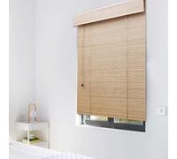 Bamboo Roll-Up Shades - Indoor/Outdoor Blinds for Windows & Doors Privacy Venetian Wooden Shades Perfect for Kitchen & Pergola Naturel Store
