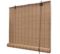 Bamboo Roller Blind Window Curtain Hanging Sunshade 2 Colours 6 Sizes Selectable