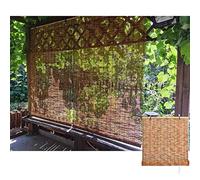 Bamboo Roller Blinds for Outdoor & Indoor Use Waterproof Roman es UV Protect Retro Sle Perfect for Peras & Gardens Roll Up Partit ains