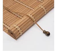 Bamboo Roller Blinds for Windows, Light Filtering Roll Up Shades, Anti-UV Dustproof, Indoor/Outdoor Use, Customizable Size for Home Décor