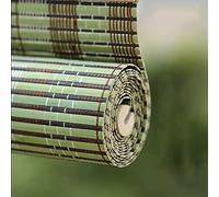 Bamboo Roller Blinds Indoor/Outdoor Blackout Curtains Versatile Room Dividers for Privacy & Light Control Eco Friendly Window Treatments