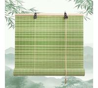 Bamboo Roller Blinds Natural Retro Bamboo Blinds Blackout Roller Blinds Light Filtering Sunshade Privacy Screen Anti-Uv Dustproof Decorative Curtains For Windows Patio Pergola(60x120cm)