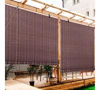 Bamboo Roller Shades for Windows Adjustable Indoor Bamboo Privacy & Sun Protection Versatile Bamboo Curtain for Doors & Windows Stylish & Functional Window Treatments