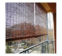 Bamboo RollUp Blackout ain 100x160cm/40x63in Light Filtering e for Outdoor Pavil Natural Bamboos Side Pull Roll Up