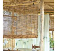Bamboo RollUp e Outdoor Weatherproof 5055cm Width Bamboos for Ceiling or Wall Perfect for s & s