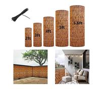 Bamboo Rollup for Balcony & Garden DecorEcoFriendly Outdoor Shade Solution Stylish & Durable Ideal for Patios and Backyard Privacy