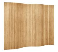 Vidaxl Room Divider Bamboo 250X165 Cm Natural