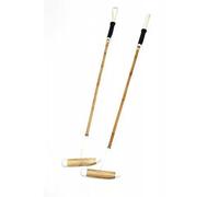 Bamboo Root Cane Polo Mallets, Set of 2