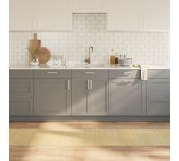 Bamboo Rug 60x500 cm Light Natural Non-Slip Rollable Indoor Outdoor Runner Extra