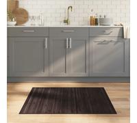 Bamboo Rug Dark Brown 80x100 cm Anti-Slip Rollable Natural Bamboo Easy-Clean Mat