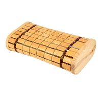 Bamboo Sauna Headrest Pillow Natural Sauna Backrest Sauna Neck Rest for Head Support Home Spa Gym Accessories Chinese Style Steam Rooms Handmade Wood Hollow Pillow for Household Relaxing Rest Body