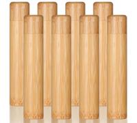 Bamboo Scattering Urn Set, 8 PCS Small Bamboo Scattering Urns for Human Ashes, Cremation Ashes Tube Urns for Dog Cat Pet Ashes, Scattering Your Loved One’s Ashes in Your Favorite Place
