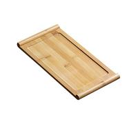 Bamboo Serving Tea Tray Book Scroll Japanese-Style Kung Fu Tea Table Rectangular Tea Accessories (L)