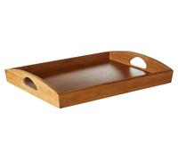 Bamboo Serving Tray Lap Tray with Handles 40x30cm