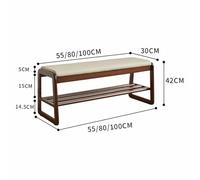 Bamboo Shoe Bench with 2-Level Storage Versatile Entryway Organizer Stylish Changing Stool Compact and Functional Footrest for Shoes and Entryway Decor